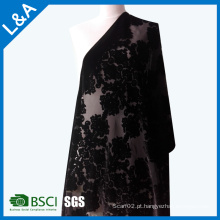 Classic Burnt-out Velvet Scarves Shawls Factory Customized